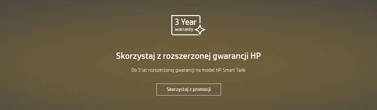 HP Smart Tank gwarancja